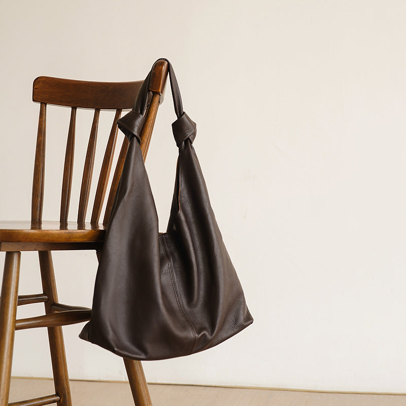 Women's Leather Handbag All-matching Underarm Bag
