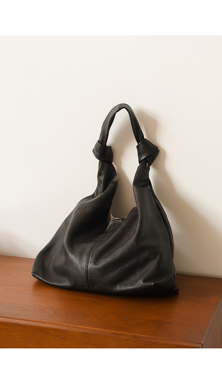 Women's Leather Handbag All-matching Underarm Bag