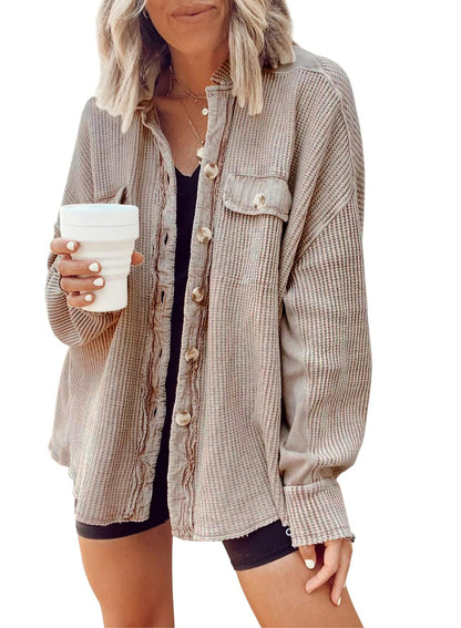 Elevate Your Wardrobe with Our Button Shirt Jacket