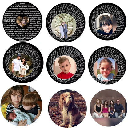 Photo Customization Projection Bracelet In 100 Languages I Love You