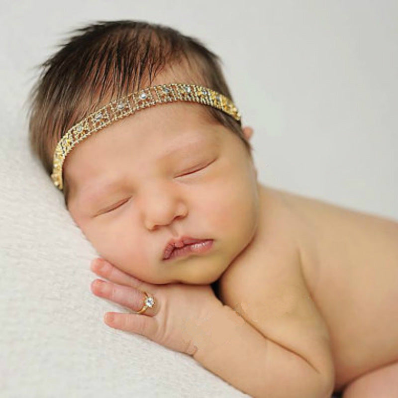 Newborn Photography Rhinestone Baby Ring