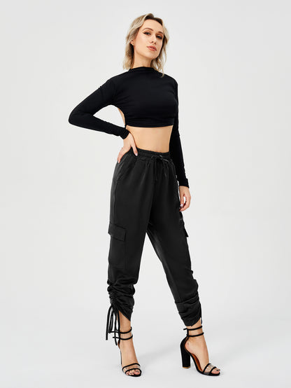 Elevate Your Comfort and Style with Women's Satin Jogger Pants