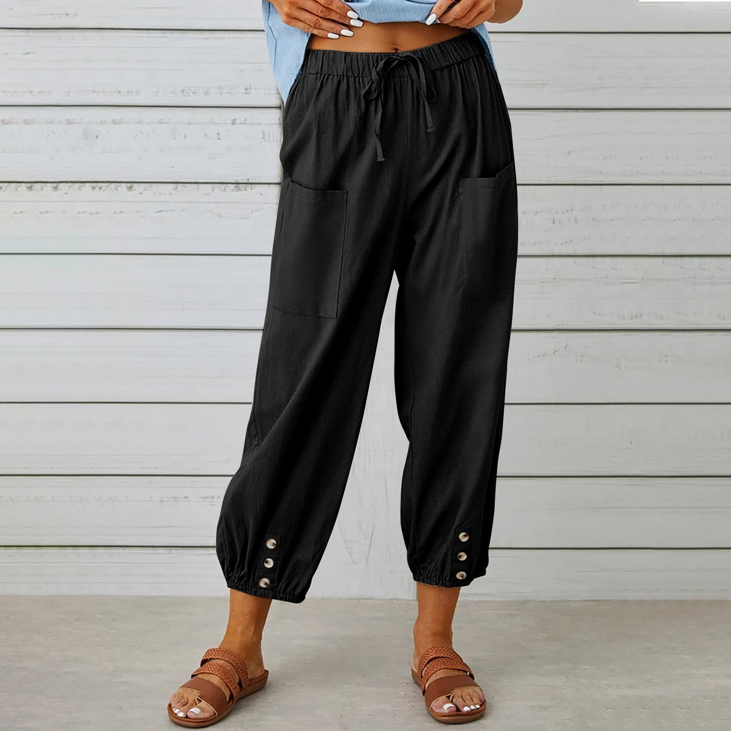 Effortless Comfort and Style: Women's Drawstring Tie Pants