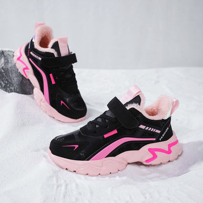 Waterproof Leather Girls Casual Sneaker