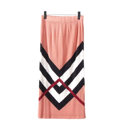 Winter Thick Design Sense Niche Side Slit Mid-length Hip Skirt