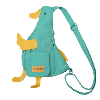 Elevate Your Style with the Cute Duck Canvas Bag