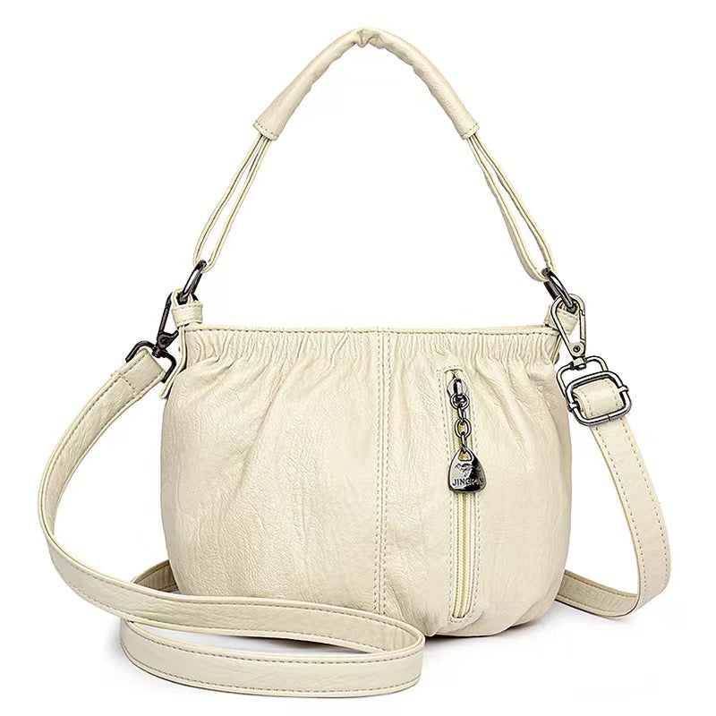 Elevate Your Style with the Retro Pleated Design Bucket Bag - A Fashionable Classic