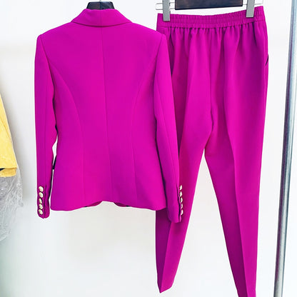 Embrace Elegance with HAGEOFLY's Two-Piece Pant Suit