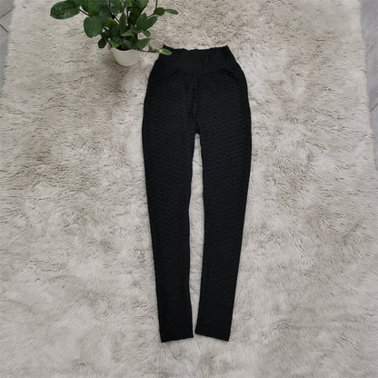 High Elastic Solid Color Personalized Mesh Casual Pants