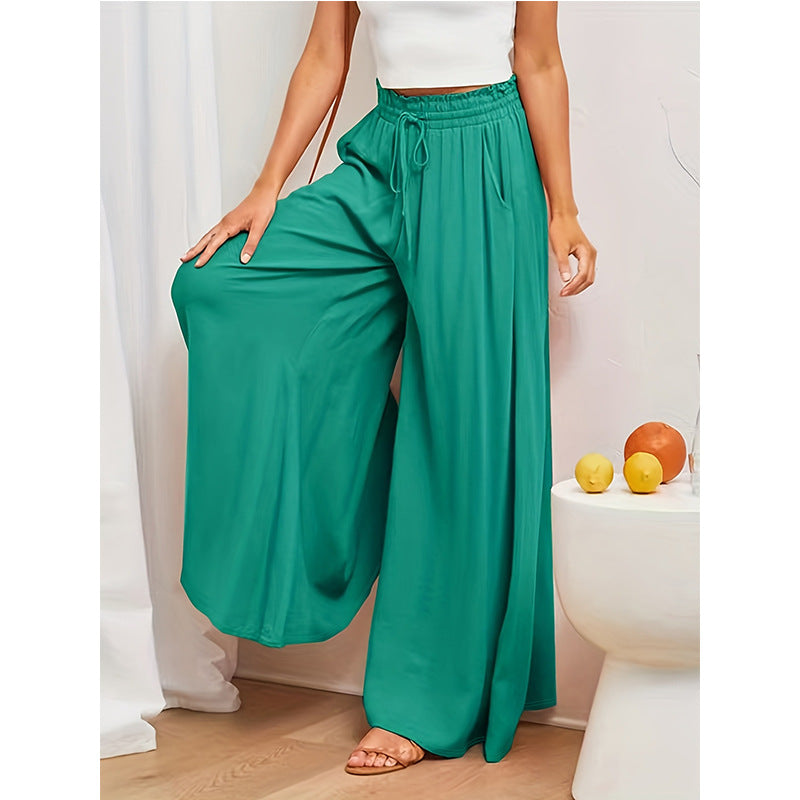 Women's Solid Color Trousers