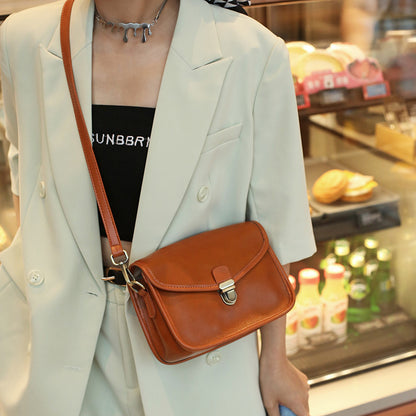 Women's Messenger Bag Large Capacity Genuine Leather High Sense