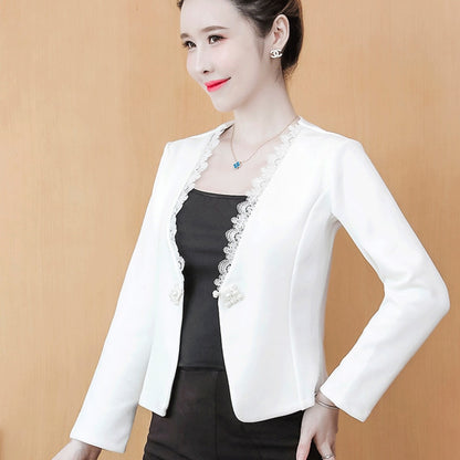 Elevate Your Office Attire with the Black White Office Jacket for Women