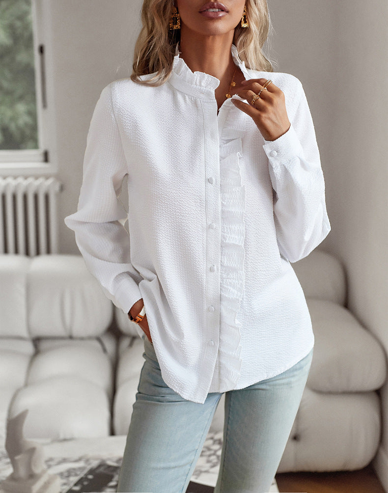 Elevate Your Office Wardrobe with Our Striped Long Sleeve Shirt
