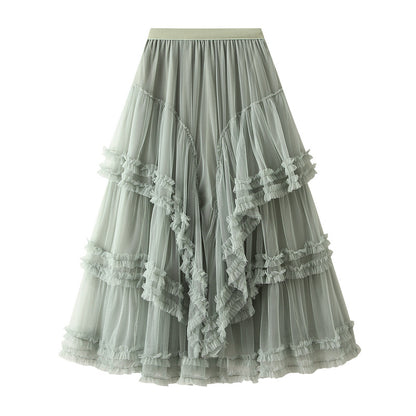 Slimming Multi-layer High-grade Gauze Skirt