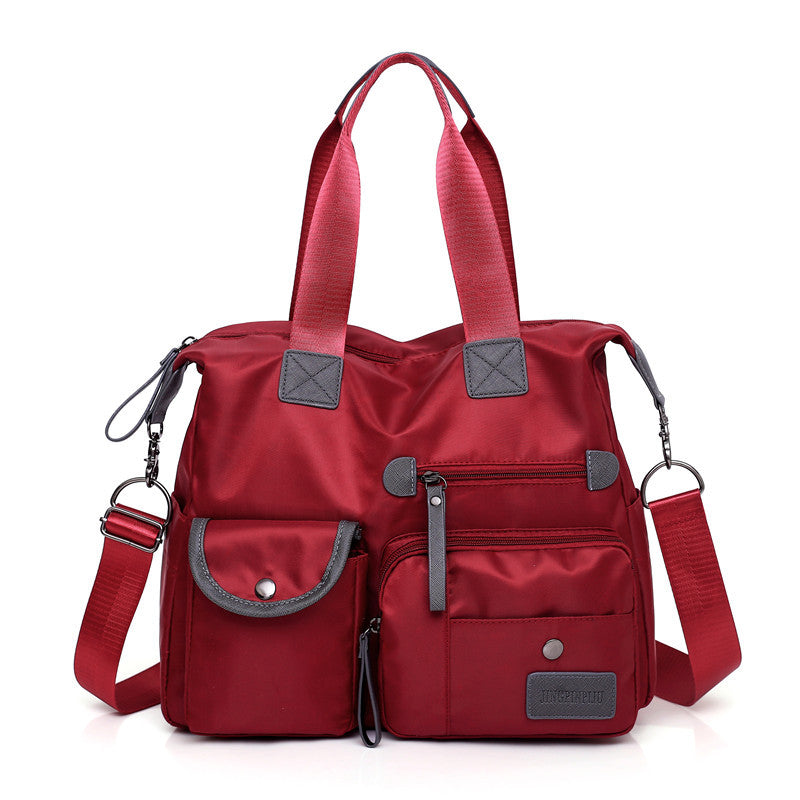 Large Capacity Multi-Pocket Shoulder Bag for Women: Stay Organized and Stylish