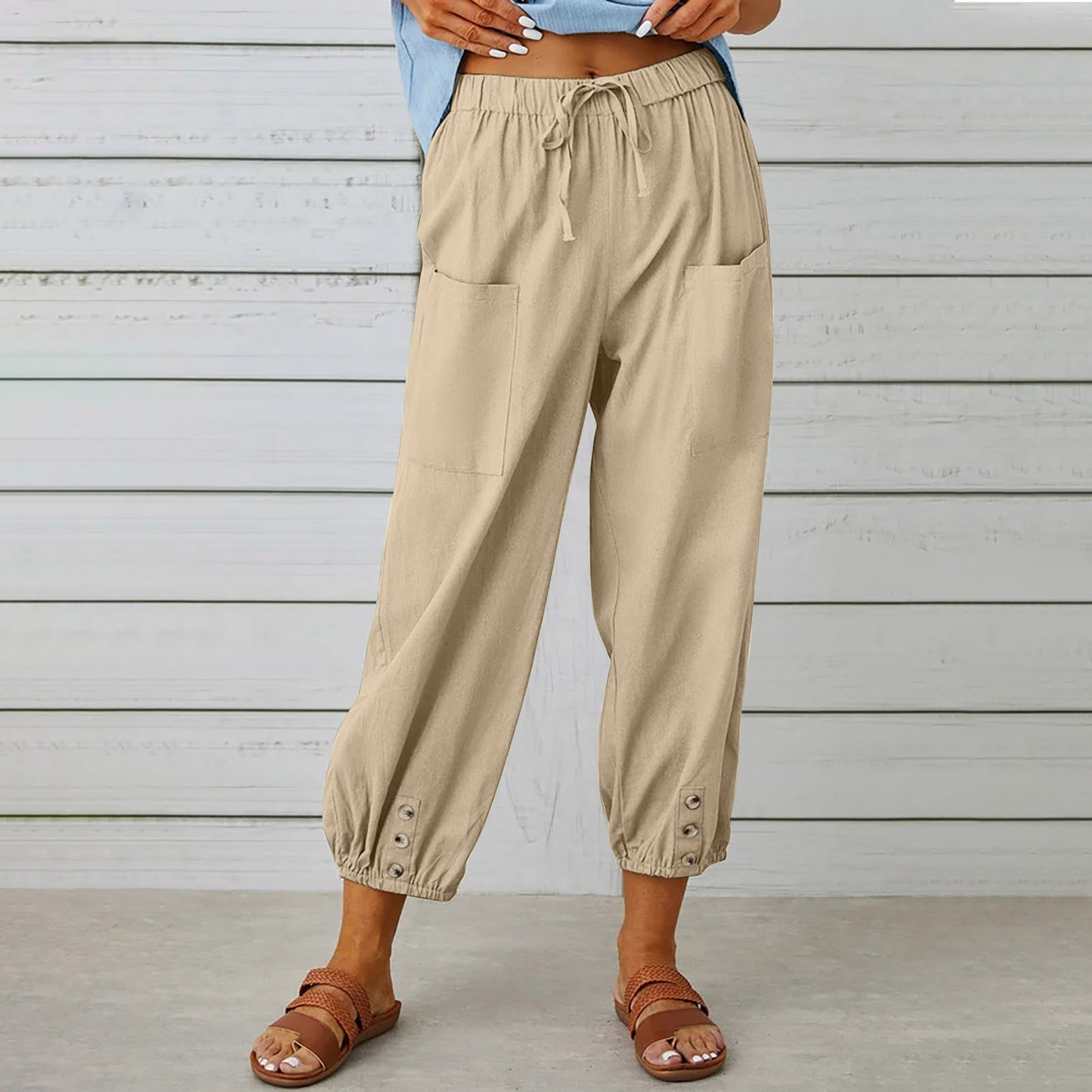 Effortless Comfort and Style: Women's Drawstring Tie Pants