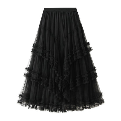Slimming Multi-layer High-grade Gauze Skirt