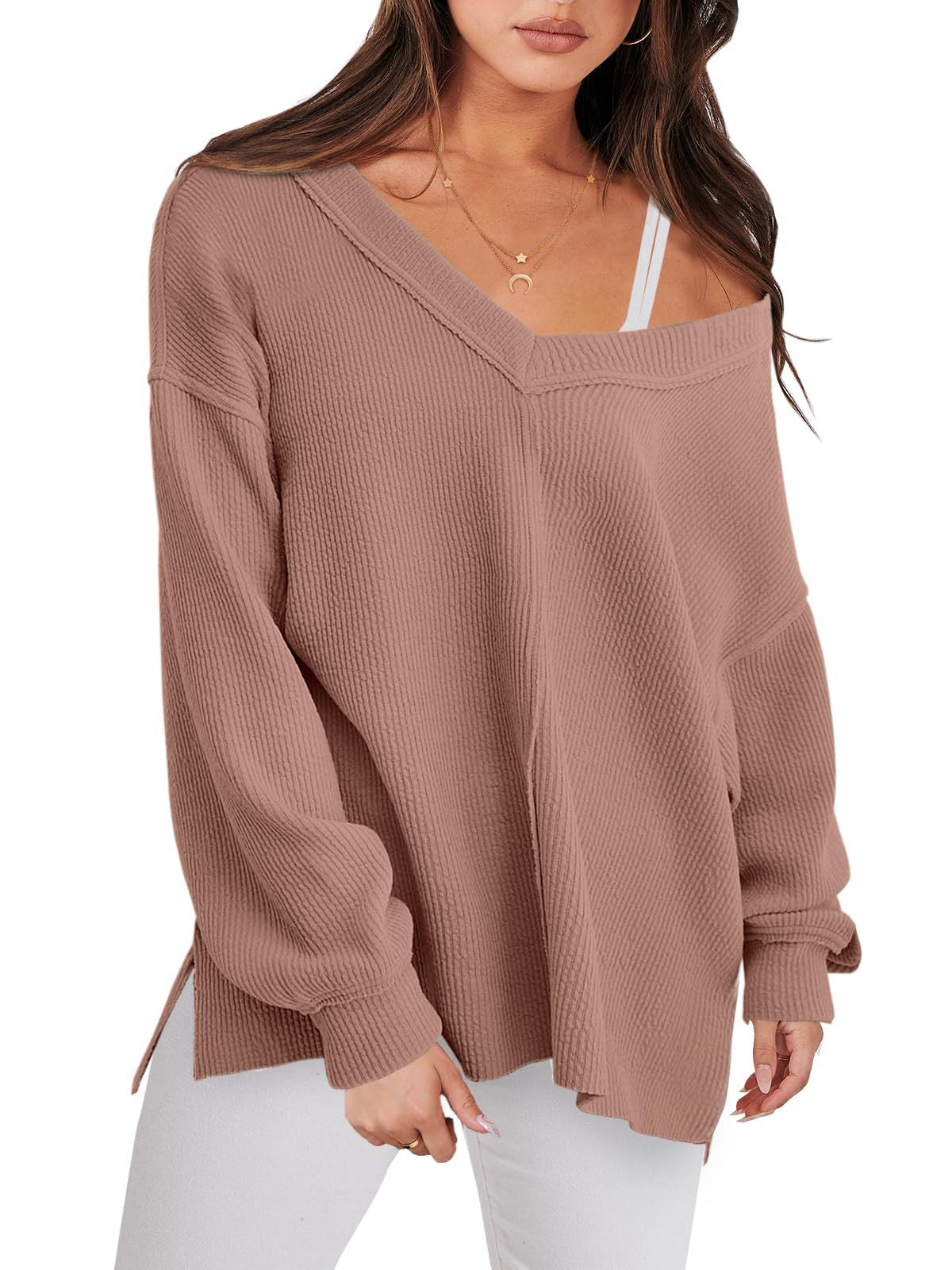 Elevate Your Wardrobe with the Fashion Lightweight V-Neck Sweater
